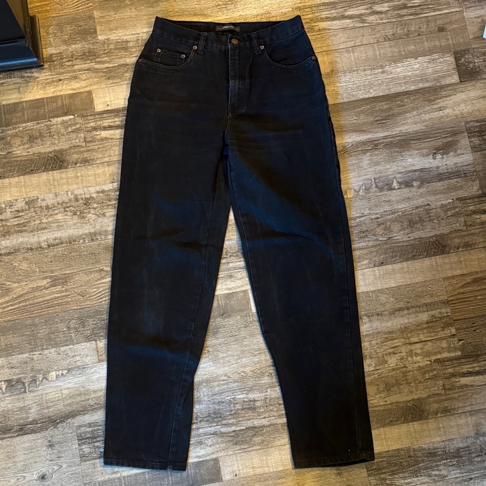 Bill Blass Black Straight Leg Jeans / DG113